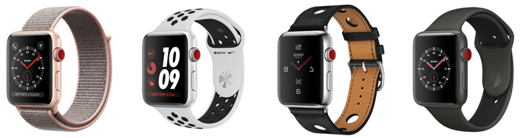 caratteristiche Apple watch serie 3